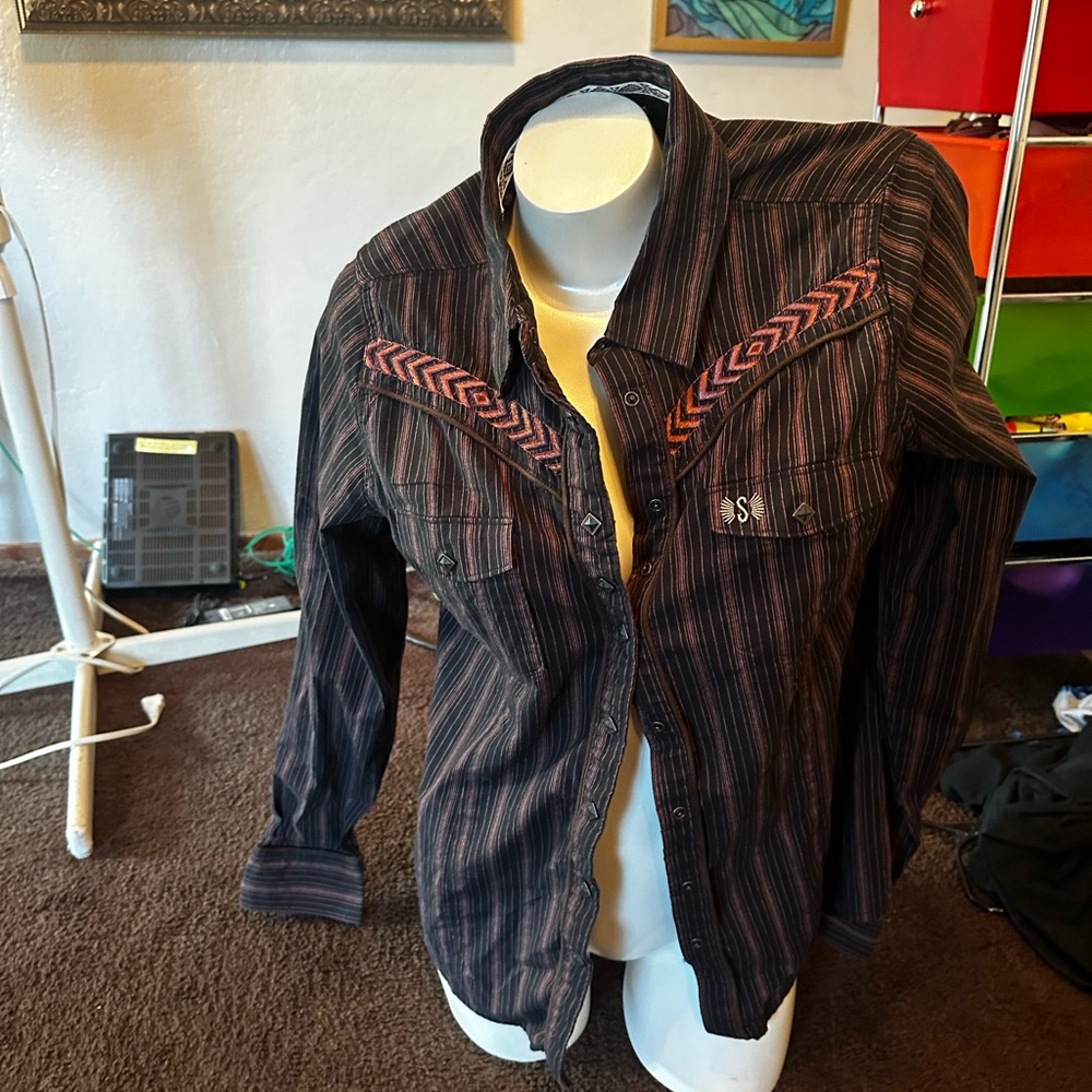 Shyanne western button down shirt